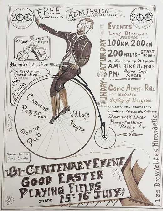 Bi-Cenetenary Bicycle Event and Penny Farthing Racing